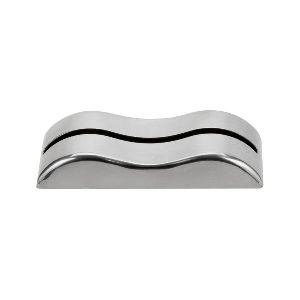 STAINLESS STEEL WAVY CARD HOLDER