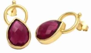 Pink Tourmaline Hydro New Designer Earring