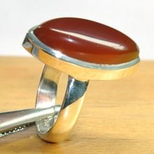 Carnelian Gemstone Ring