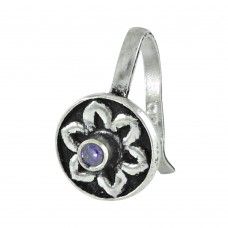 925 sterling silver jewelry Beautiful Amethyst Gemstone Nose Pin