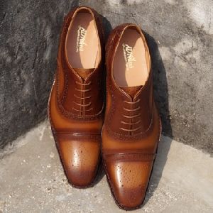 welted Russet Tan Brown Formal Shoes