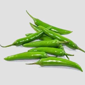 fresh green chilli