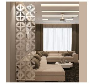 Path - Hanging Room Divider / Wall Panel White (8 Pcs Set)
