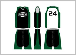 Boston-center Basketball Uniforms