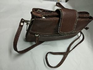 Leather Brown Side Bag