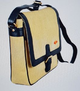 Leather Light Brown Side Bag