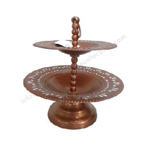 Copper Plated Antique Cake Stand