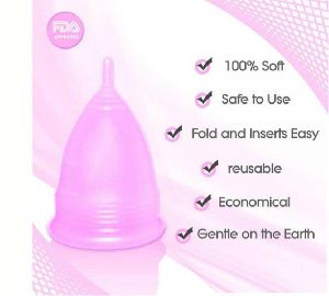 Zedex Reusable &amp;amp; Washable Menstrual Cup For Female