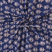 Cotton Hand Block Print Fabric Ethnic Voile For Upholstery Crafting Dress