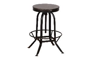 black stool bar