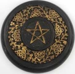 Wooden Pentagram Alter Tile