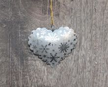 Heart Shape Hanging Christmas Ornaments