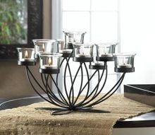 IRON BLOOM CANDLE CENTERPIECE