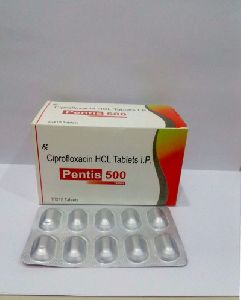 500mg  Ciprofloxacin HCL Tablets