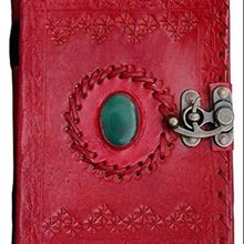 Leather hardbound cover diary