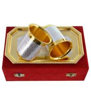 Gold Plated Glass Set