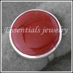 Plain Red Jasper Ring