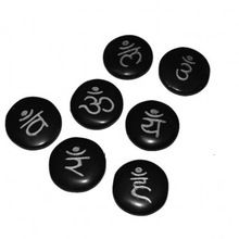 Black Tourmaline Engrave Sanskrit Sets