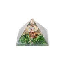 Blood Stone Flower of Life Chakra Pyramid