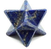 Blue Lapis Merkaba Stars