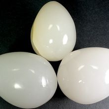 Gemstone White Agate Eggs