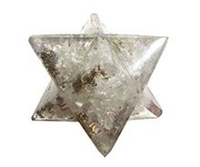 Orgone Crystal Quartz Big Size Merkaba Star
