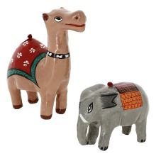 Ornaments Camel and Elephant