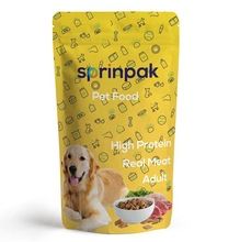 Flexible Packaging Pet Food Pouch Form Roll Form