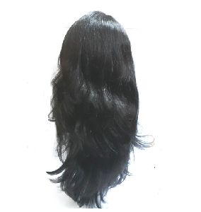 Real Hair Wig Piece Color Thin and Light Straight Hair Piece Natural Full  Head Clip Women Ladies Hand-woven Wig : Hair Extensions & Wigs