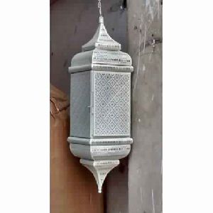 White Moroccan Lamp