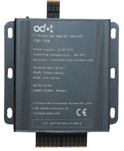 Industrial DIN-rail Installation Serial Tp Ethernet Gateway RS485 Converter Serial Server