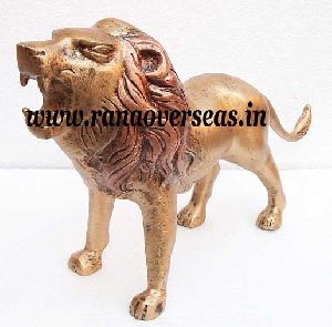 Aluminium Metal Decorative Lion