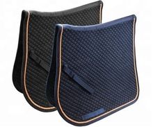 horse saddle pad with golden rope