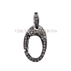 Diamond Lobster Clasp Pave Finding