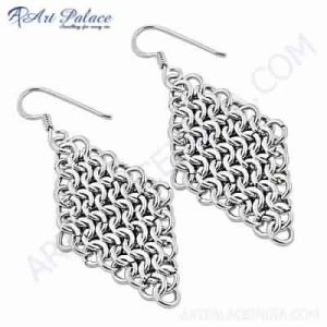 Attractive Designer Silver Earring