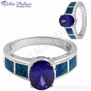 Famous Design Gemstone 925 Sterling Silver Ring