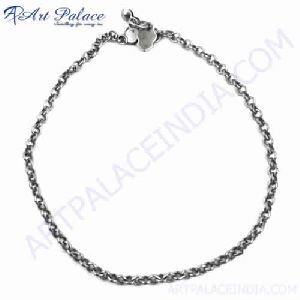 Fashion For Girls Wear White Metal Ankelets
