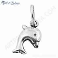 Fish Style Plain 925 Silver Jewelry