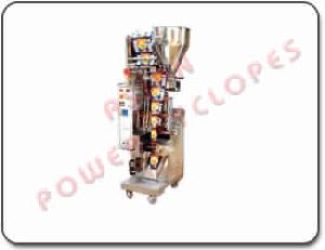 AUTOMATIC POUCH PACKING MACHINE FOR STICKY,NON FREE FLOWING ITEMS AL-020