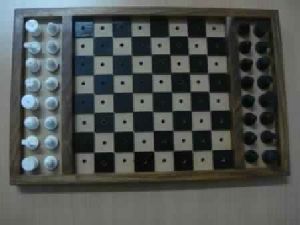 Chess Board with Chess men