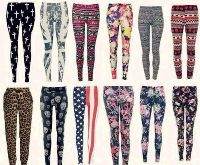 print legging