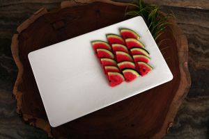 Premium Flat Bamboo Serving Platter