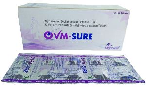 OVM-Sure Tablets Myo-inositol, D-chiro inositol, l-methylfolate, vitamin D3, Chromium Picolinate mouth dissolving tablet