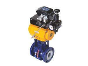 ACTUATED LINED ball valve