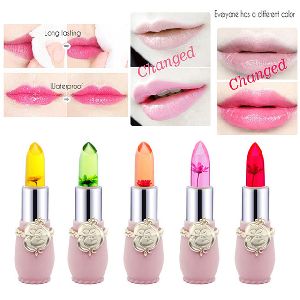 Flower Crystal Jelly Magic Color Change Lip Balm