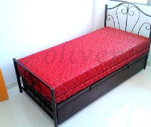 With pull out storage bed