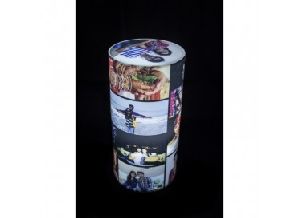 Personalized Cylinder Shape Photo Lamp