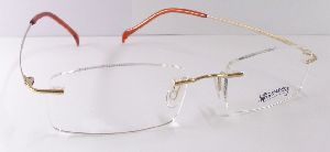 Titanium frame eyeglasses