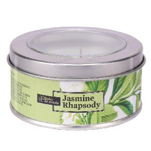 Jasmine Rhapsody Tin Candles