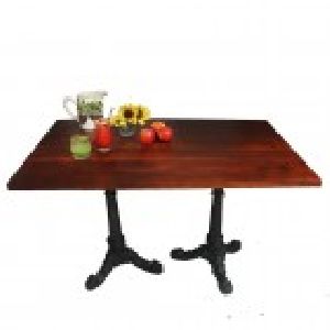 Flat dining table